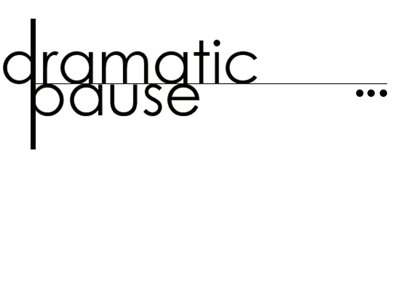 Dramatic pause logo